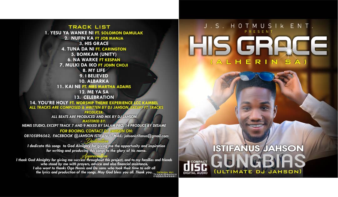 [Album] DJ jahson - His Grace (15 song project) #Alheri