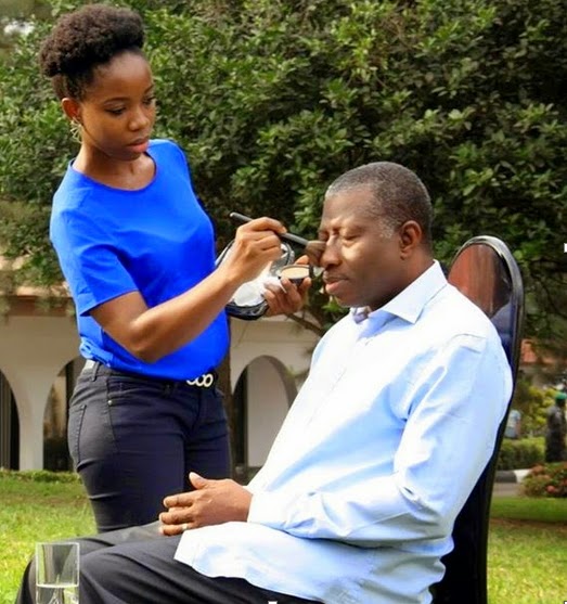 president jonathan makeup