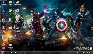 Theme Film The Avengers 2012 untuk Windows 7