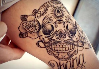 Tatuagem Caveira Mexicana - Mexican Skull Tattoo