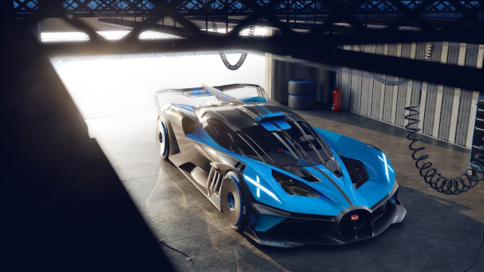 Bugatti's new track monster, the BOLIDE