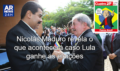Nicolás Maduro revela o que acontecerá caso Lula ganhe as eleições