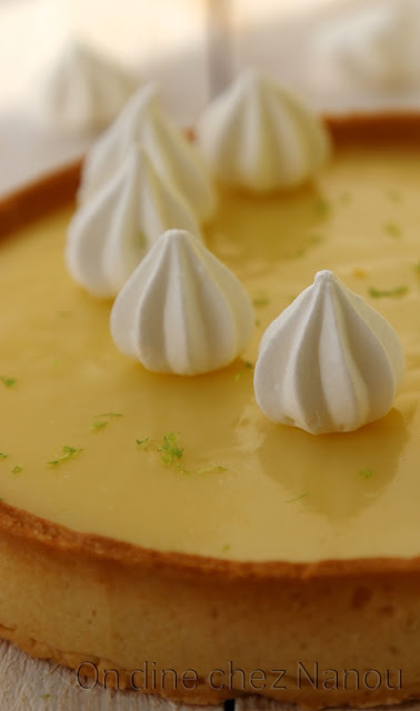 tarte citron , pâte sucrée , meringue , Christophe Adam , pâtisserie française 