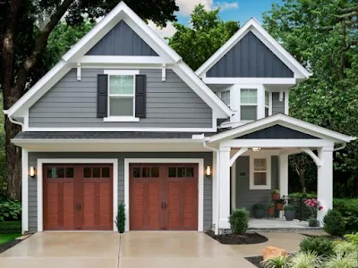 1. Home Style Garage Door Design: