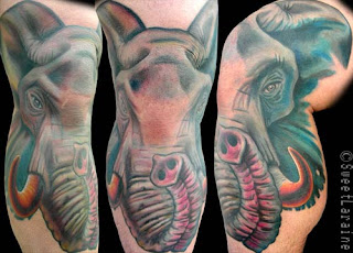 Elephant Tattoo Ink