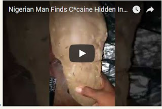 Nigerian Man Finds Cocaine In Yam Given To Him To Take Abroad 