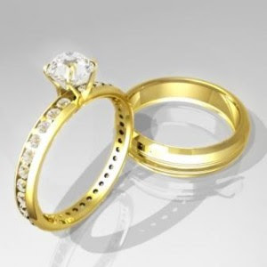 Gold wedding ring/rings for women