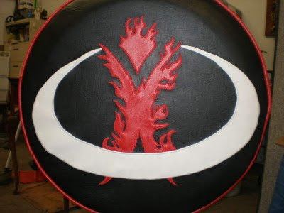 Burning Man Tire Cover