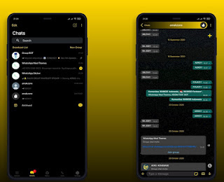 IOS Black Gold Theme For YOWhatsApp & GB WhatsApp