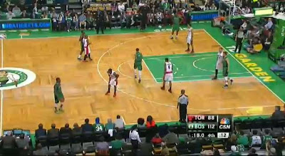 Boston Celtics routed the Toronto Raptos 112 - 88