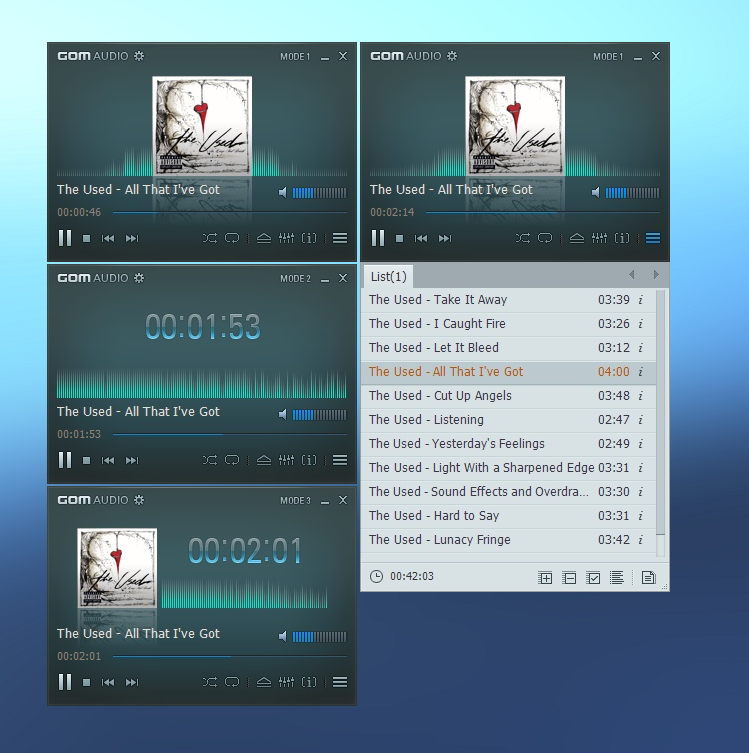 GOM Audio Media Player 2.0.7 + Gom Audio Skin