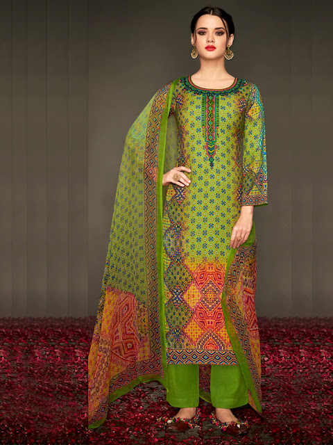 pashmina straight cut suits online