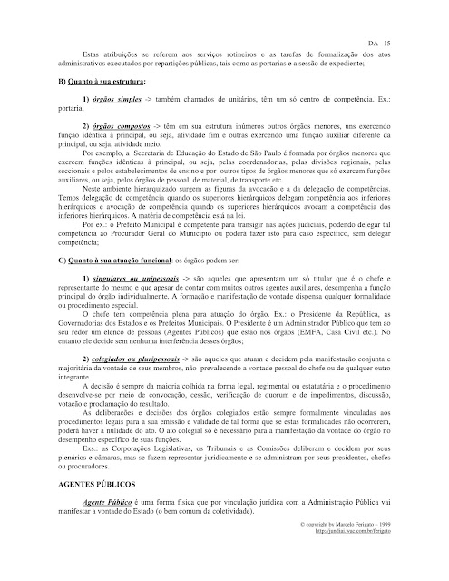 DIREITO ADMINISTRATIVO PARA CONCURSOS