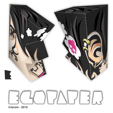 Project Egopaper Alphabet Papercraft