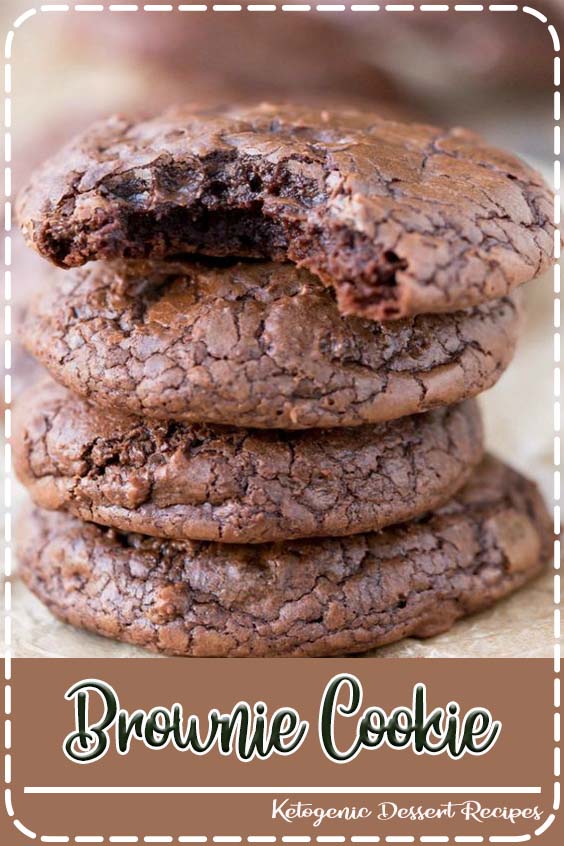 This brownie cookie recipe is all of the good parts of a brownie Brownie Cookie