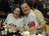 Enjoying the Ecumenical Hunger Program crab feed