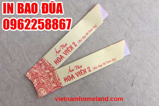 In bao đũa, vỏ đũa nhà hàng giá rẻ