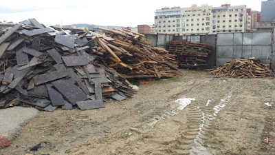 les déchets de chantier