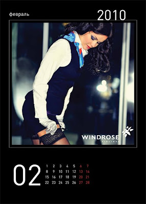 Windrose Airlines 2010 Hot Calender 