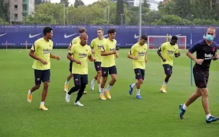 Pictures: Barcelona loanees and newcomers complete another training session