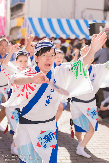 東京新のんき連 清瀬駅南口・秋のふれあい祭り 阿波踊り