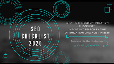 What is the SEO optimization checklist? Important SEO Checklist in 2020