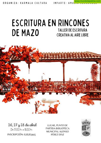 Villa de Mazo prepara un taller de escritura creativa al aire libre para conmemorar el Día del Libro