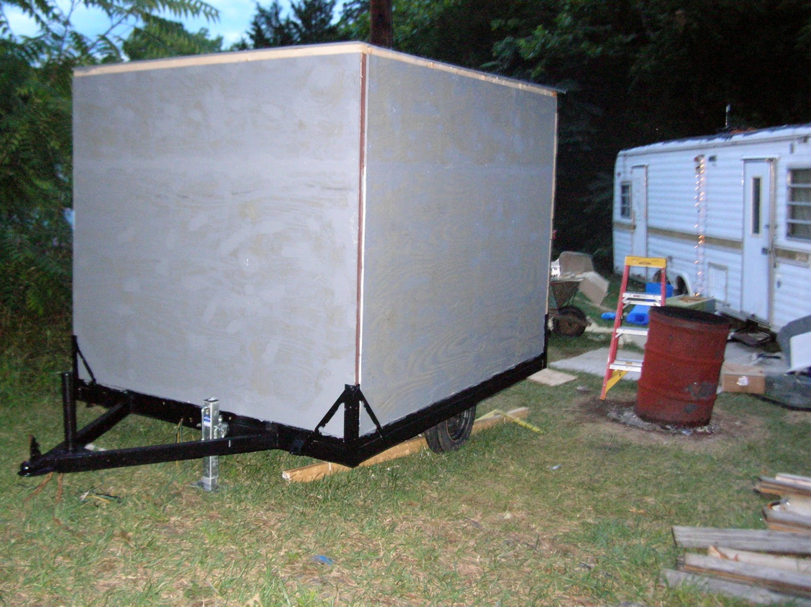 Build Your Own Enclosed Trailer Using A Pop-Up Camper ...