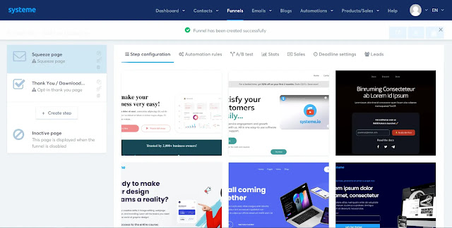 Successful Landing Pages with systeme.io Successful Landing Pages with systeme.io