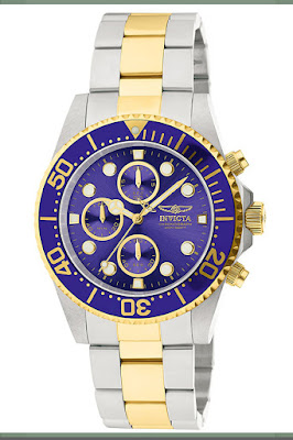 blue invicta watch for mens