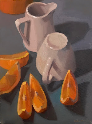 still life oranges sarah sedwick