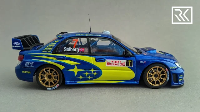 Photo of 1:43 AUTOart Subaru Impreza S12 WRC '06 from Rallye Monte-Carlo 2007, driven by Petter Solberg / Phill Mills