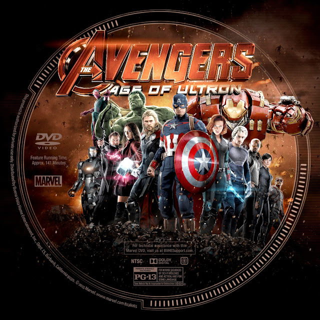 Label DVD The Avengers Age Of Ultron 
