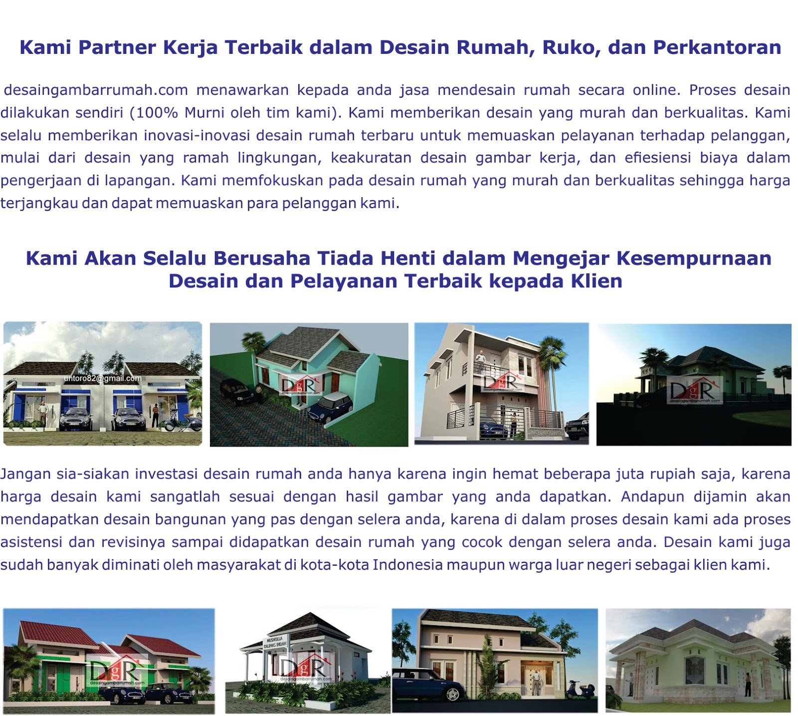 Jasa Desain Gambar Rumah Minimalis Online Murah Harga Terjangkau