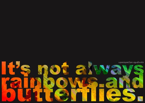 Rainbows And Butterflies. Rainbows and utterflies