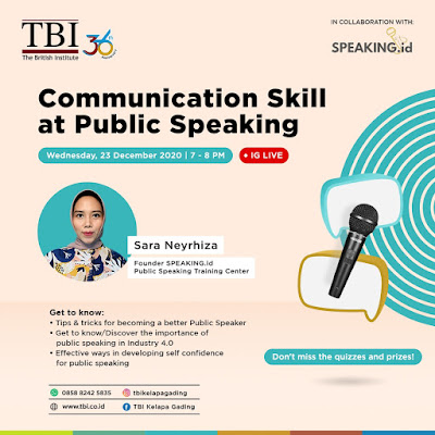 PELATIHAN PUBLIC SPEAKING ONLINE YANG BAGUS