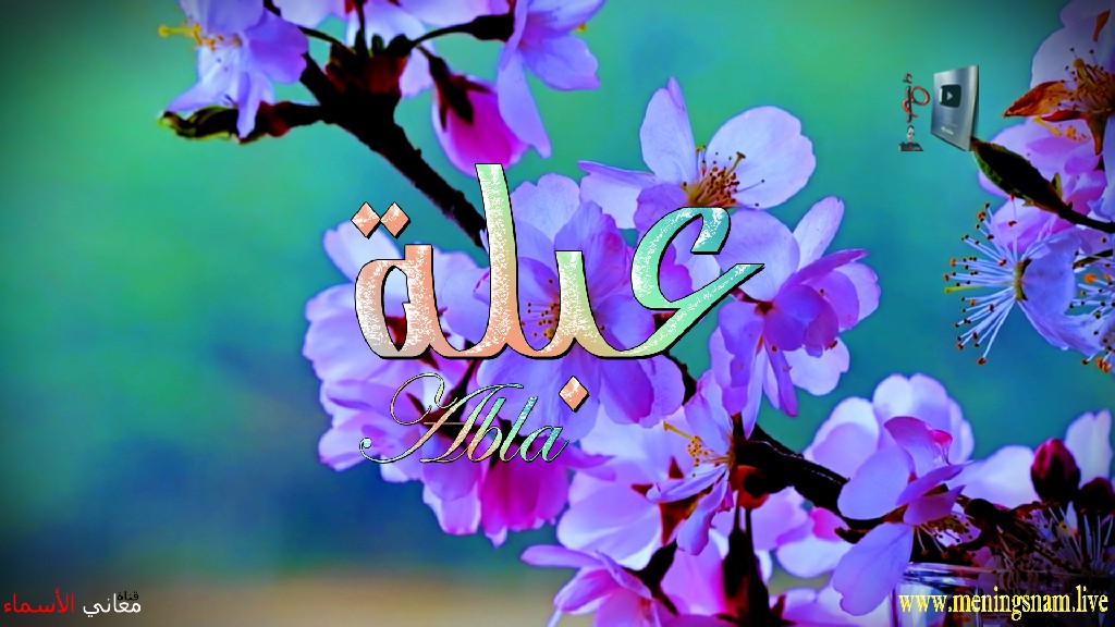 معنى اسم, عبلة, وصفات, حاملة, هذا الاسم, Abla,