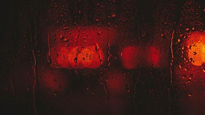 HD Wallpaper Glass, Water Drops, Wet, Macro