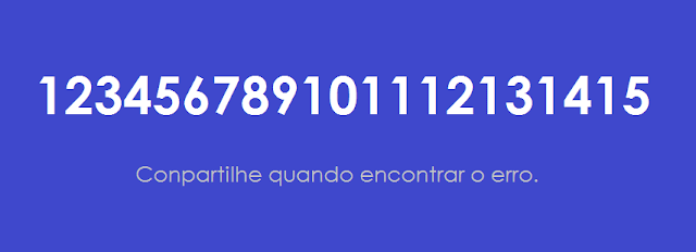 Testando a sua percepção…