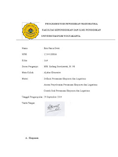   eksponen dan logaritma, materi eksponen dan logaritma kurikulum 2013, eksponen dan logaritma kelas 10, soal dan pembahasan fungsi eksponen dan logaritma, contoh soal eksponen dan logaritma, sifat sifat eksponen, pengertian eksponen, fungsi eksponen dan logaritma matematika peminatan, materi fungsi eksponen dan logaritma kurikulum 2013