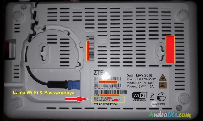 Password Zte F609 Default : Cara Mengganti Password Wifi ...