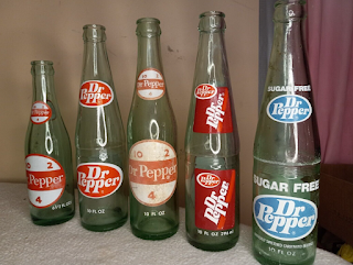 Old Dr Pepper Bottles