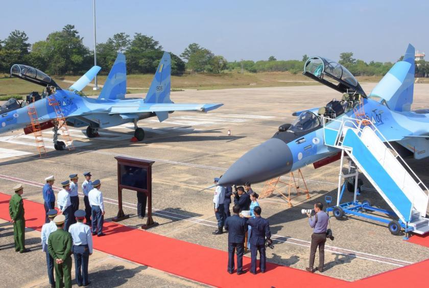 緬甸空軍:舉行Su-30SME Flanker-H戰機服役典