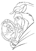 DISEGNI DA COLORARE: LA BELLA E LA BESTIA .
