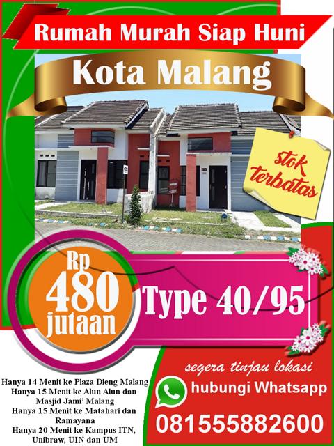 rumah murah di Kota Malang