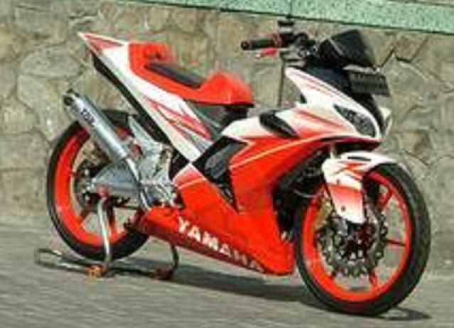 Modifikasi Motor Cross Bebek