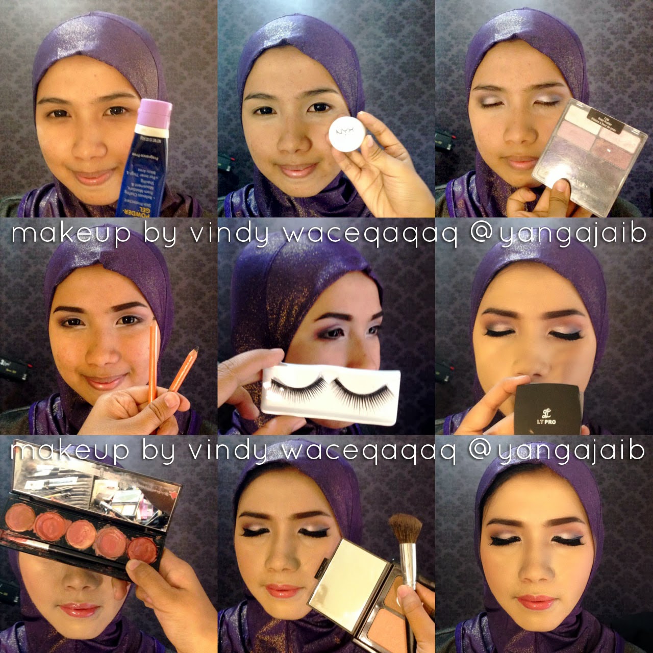 Hijab Beauty Step By Step Aka Tutorial Hijab Dan Make Up Wisuda