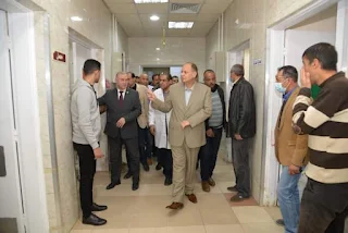 محافظ أسيوط يتفقد سير العمل بأقسام مستشفى المبرة للتأمين الصحي