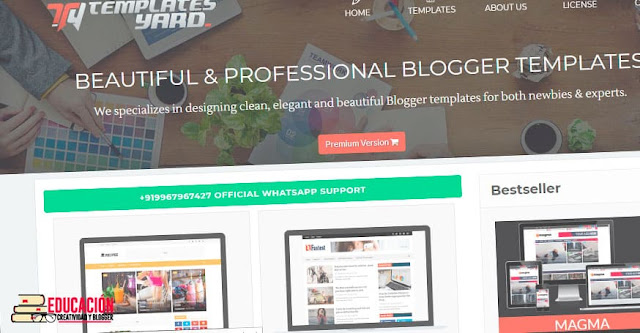 plantillas blogger gratis profesionales  templatesyard