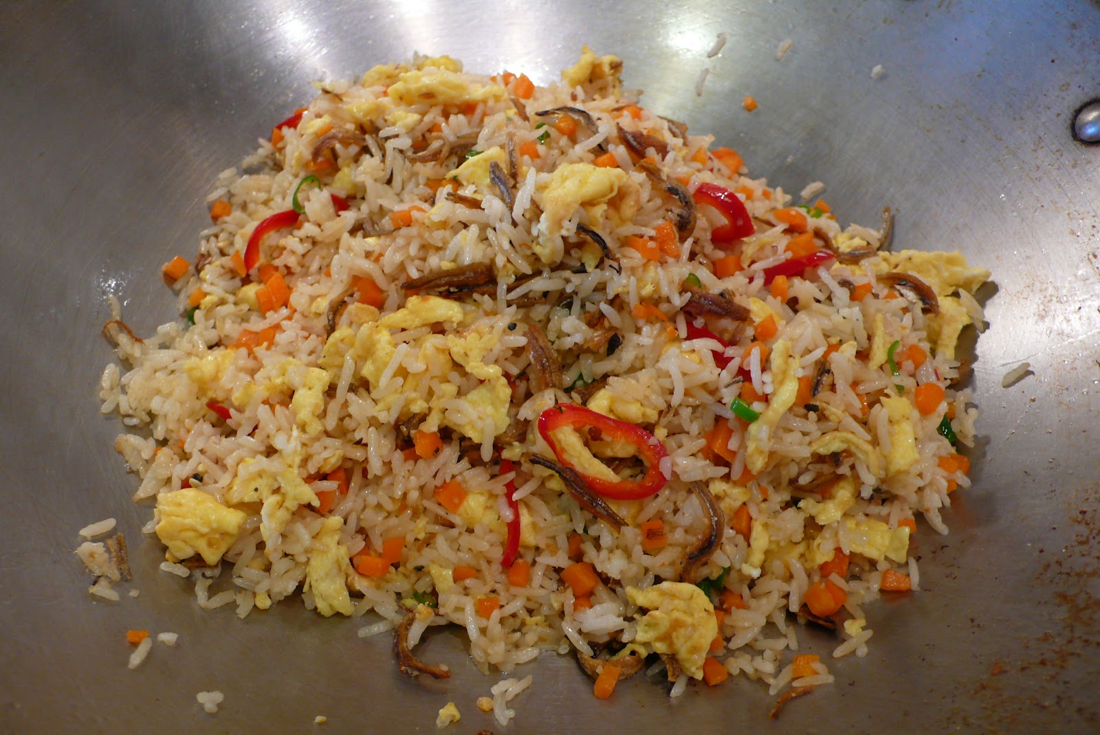 delimilli Fried Rice with Dried Anchovies Nasi  Goreng  